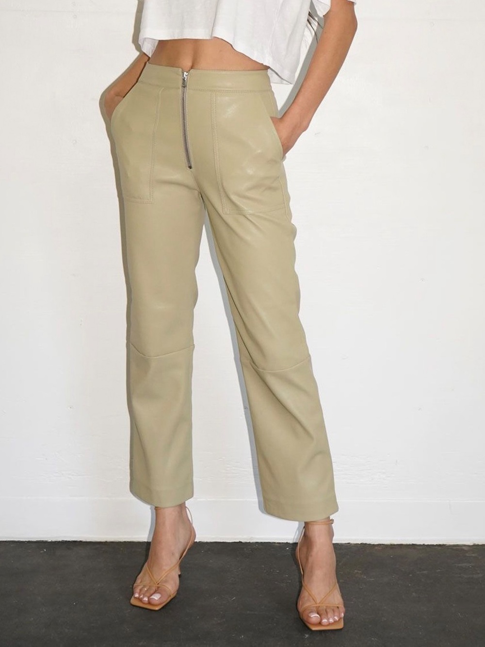 LNA Olive Skinny Pants